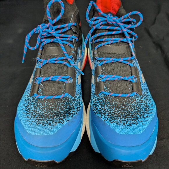 Adidas Terrex Free Hiker - Size 11.5 - Blue Black Orange - Picture 2 of 4